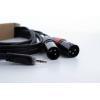 Cordial EY 1,5 WMM XLR Y adaptér [1x jack zástrčka 3,5 mm - 2x XLR zástrčka 3pólová]