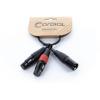 Cordial EY 0,3 MFF XLR Y adaptér [1x XLR zástrčka 3pólová - 2x XLR zásuvka 3pólová] 0.30 m černá