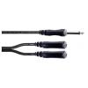 Cordial EY 0,3 PGG XLR Y adaptér [1x jack zástrčka 6,3 mm (mono) - 2x jack zásuvka 6,3 mm (mono)]