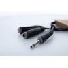 Cordial EY 0,3 PGG XLR Y adaptér [1x jack zástrčka 6,3 mm (mono) - 2x jack zásuvka 6,3 mm (mono)]