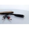 Cordial 14885 jack audio Y adaptér [1x jack zásuvka 6,3 mm (stereo) - 2x jack zástrčka 6,3 mm (mono)] 0.30 m černá PVC plášť, dvoužilové vedení