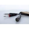 Cordial 14885 jack audio Y adaptér [1x jack zásuvka 6,3 mm (stereo) - 2x jack zástrčka 6,3 mm (mono)] 0.30 m černá PVC plášť, dvoužilové vedení