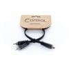 Cordial 14888 jack / cinch audio Y adaptér [1x cinch zásuvka - 2x cinch zástrčka] 0.30 m černá PVC plášť, dvoužilové vedení