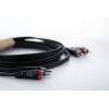 Cordial 14838 jack / cinch audio kabel [2x cinch zástrčka - 2x cinch zástrčka] 6 m černá PVC plášť, dvoužilové vedení