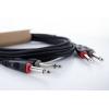 Cordial 14844 jack audio kabel [2x jack zástrčka 6,3 mm (mono) - 2x jack zástrčka 6,3 mm (mono)] 1.50 m černá PVC plášť, dvoužilové vedení