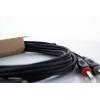 Cordial 14844 jack audio kabel [2x jack zástrčka 6,3 mm (mono) - 2x jack zástrčka 6,3 mm (mono)] 1.50 m černá PVC plášť, dvoužilové vedení