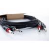 Cordial 14843 jack audio kabel [2x jack zástrčka 6,3 mm (mono) - 2x jack zástrčka 6,3 mm (mono)] 1 m černá PVC plášť, dvoužilové vedení