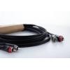 Cordial 14835 cinch audio kabel [2x cinch zástrčka - 2x cinch zástrčka] 1 m černá PVC plášť, dvoužilové vedení