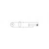 Cordial 14840 jack / cinch audio kabel [2x jack zástrčka 6,3 mm (mono) - 2x cinch zástrčka] 1.50 m černá PVC plášť, dvoužilové vedení