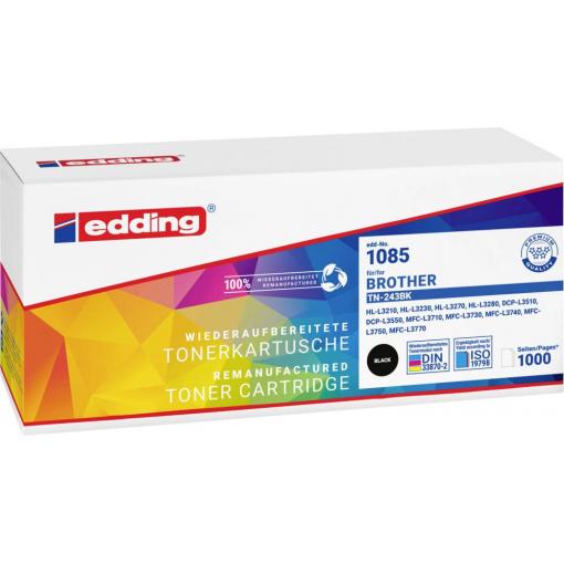 Edding Toner náhradní Brother TN-243 kompatibilní černá 1000 Seiten EDD-1085 18-1085