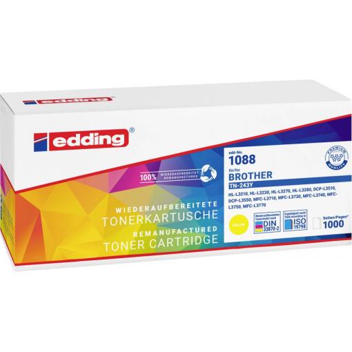 Edding Toner náhradní Brother TN-243 kompatibilní žlutá 1000 Seiten EDD-1088 18-1088