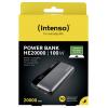 Intenso HE20000 grey powerbanka Li-Ion, 20000 mAh, Quick Charge, Dodávka energie, USB-A, USB-C®, šedočerná