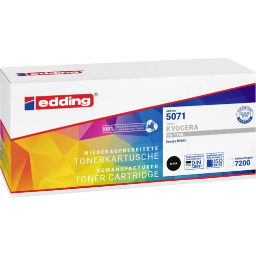 Edding Toner náhradní Kyocera TK-1160 kompatibilní černá 7200 Seiten EDD-5071 18-5071