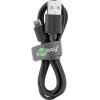 Goobay USB kabel USB 2.0 USB-C ® zástrčka, USB-A zástrčka 1 m černá oboustranně zapojitelná zástrčka, hliníková zástrčka, kulatý vodič, PVC plášť 45735