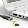 Goobay USB kabel USB 2.0 USB-C ® zástrčka, USB-A zástrčka 1 m černá oboustranně zapojitelná zástrčka, hliníková zástrčka, kulatý vodič, PVC plášť 45735