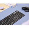 Trust Vaiya Bluetooth® klávesnice německá, QWERTZ černá nabíjecí