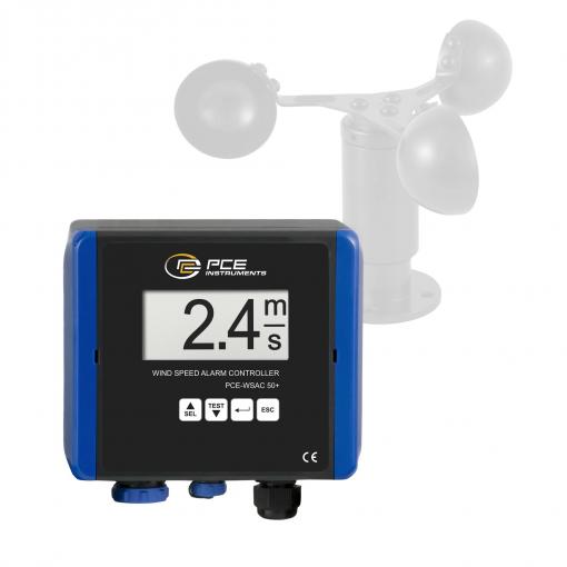 PCE Instruments anemometr 0 do 50 m/s, s funkcí datového záznamníku, PCE-WSAC 50+ 24