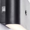 Brilliant Xino G80605/06 venkovní nástěnné LED osvětlení s PIR detektorem LED pevně vestavěné LED 34 W černá