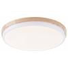 Brilliant G80845/75 Baarlo LED stropní svítidlo LED pevně vestavěné LED 24 W bílá (matná), dřevo