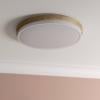 Brilliant G80845/75 Baarlo LED stropní svítidlo LED pevně vestavěné LED 24 W bílá (matná), dřevo