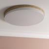 Brilliant G80846/75 Baarlo LED stropní svítidlo LED pevně vestavěné LED 36 W bílá (matná), dřevo