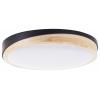 Brilliant G80845/76 Baarlo LED stropní svítidlo LED pevně vestavěné LED 24 W černá (matná), dřevo