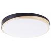 Brilliant G80846/76 Baarlo LED stropní svítidlo LED pevně vestavěné LED 36 W černá (matná), dřevo