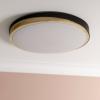 Brilliant G80846/76 Baarlo LED stropní svítidlo LED pevně vestavěné LED 36 W černá (matná), dřevo