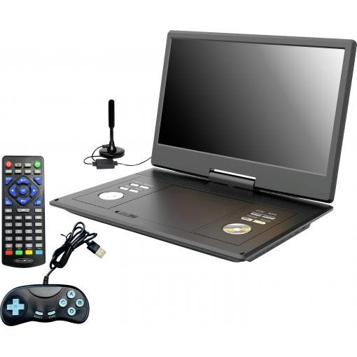 Reflexion DVD1424 Přenosná TV s DVD přehrávačem 36 cm 14 palec Energetická třída (EEK2021): E (A - G) napájení z akumulátoru