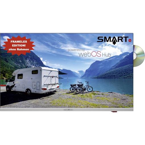Reflexion LDDX27iBT LCD TV 69 cm 27 palec Energetická třída (EEK2021) E (A - G) DVB-T2, DVB-C, DVB-S2, Full HD, Smart TV, WLAN, DVD-Player, CI+ stříbrná