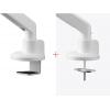 One For All držák na stůl pro monitor Solid Dual white 2 Displej: (s) 33 cm (13) - 88,9 cm (35) bílá nastavitelná výška, nakláněcí, naklápěcí, otočný
