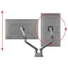 One For All držák na stůl pro monitor Design Dual black 2 Displej: (s) 33 cm (13) - 81,3 cm (32) černá nastavitelná výška, nakláněcí, naklápěcí, otočný