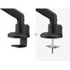 One For All držák na stůl pro monitor Solid Single black 1 Displej: (s) 33 cm (13) - 88,9 cm (35) černá nastavitelná výška, nakláněcí, naklápěcí, otočný