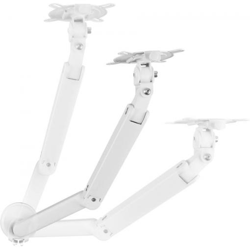 One For All držák na stůl pro monitor Solid Single white 1 Displej: (s) 33 cm (13) - 88,9 cm (35) bílá nastavitelná výška, nakláněcí, naklápěcí, otočný