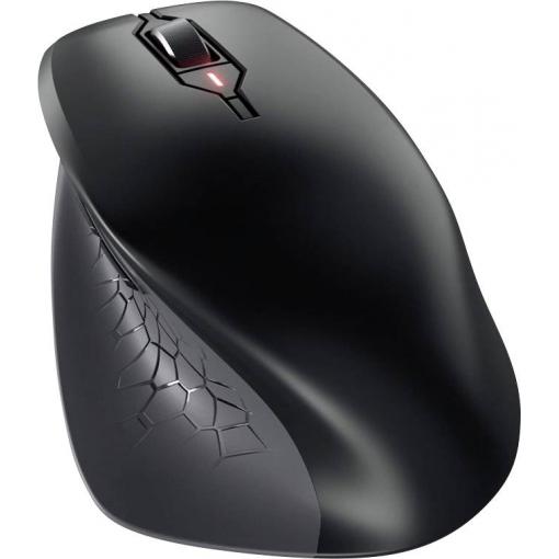 CHERRY MSW Stream Comfort optická myš, přenos bezdrátový, 6 tlačítko, 4000 dpi, černá