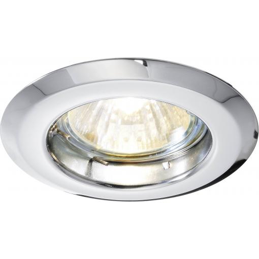 Deko Light 442052 Rund, 1x max 50 W MR16, Silber vestavné svítidlo, MR16 GU5.3, stříbrná