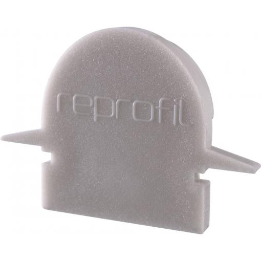 Deko Light 979621 Endkappe R-ET-01-08 Set 2 Stk, Grau koncová krytka profilu plast (d x š x v) 23 x 6 x 13.5 mm 1 ks