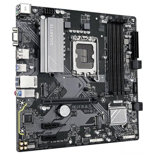 Gigabyte B760M Základní deska Socket (PC) #####Intel® 1700 Tvarový faktor Micro-ATX Čipová sada základní desky Intel® B760 Express