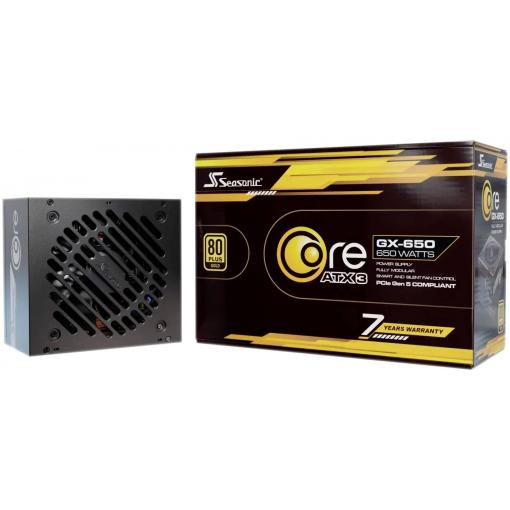 Seasonic SRP-CGX651-A5A32SF PC síťový zdroj 650 W ATX, EPS 80 PLUS® Gold