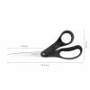 Fiskars 1023817 nůžky pro domácnost leváci, praváci 210 mm černá