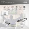 Digitus DS-55343 USB 3.1, USB-C® připojovací kabel přes síťový kabel RJ45, přes signálové vedení 30 m
