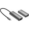 Digitus DS-55343 USB 3.1, USB-C® připojovací kabel přes síťový kabel RJ45, přes signálové vedení 30 m
