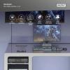 Digitus DS-55340 4 porty HDMI rozbočovač lze spínat jednotlivě, LED ukazatel, se stavovými LED, UHD, Pro použití v interiérech, kovový ukazatel 7680 x 4320