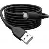 Digitus USB kabel USB 2.0 USB-A zástrčka, USB-C ® zástrčka 2.00 m černá (matná) flexibilní provedení, flexibilní provedení, s USB, silikonový, Vynikající