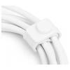 Digitus USB kabel USB 2.0 USB-A zástrčka, USB-C ® zástrčka 1.00 m bílá flexibilní provedení, flexibilní provedení, s USB, silikonový, Vynikající odolnost proti