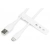 Digitus USB kabel USB 2.0 USB-A zástrčka, USB-C ® zástrčka 1.00 m bílá flexibilní provedení, flexibilní provedení, s USB, silikonový, Vynikající odolnost proti