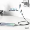 Digitus USB kabel USB 2.0 USB-A zástrčka, USB-C ® zástrčka 1.00 m černá flexibilní provedení, flexibilní provedení, s USB, silikonový, Vynikající odolnost