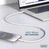Digitus Nabíjecí kabel USB USB 2.0 USB-A zástrčka, Apple Lightning konektor 2.00 m bílá flexibilní provedení, flexibilní provedení, s USB, silikonový,