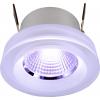 Deko Light 565197 COB 68 Acryl, 8 W, RGB, Silber LED vestavné svítidlo, LED, pevně vestavěné LED, 8.0 W, stříbrná