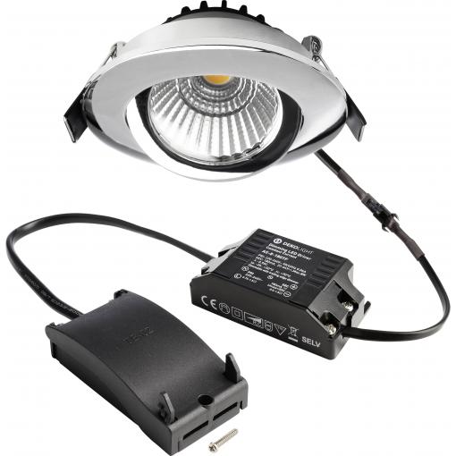 Deko Light 565379 Dione LED vestavné svítidlo, třída E (A - G), LED, pevně vestavěné LED, 8.5 W, chrom